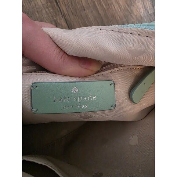 Kate Spade Jade Degrade Green Ombre Crossbody Purse - Picture 6 of 11